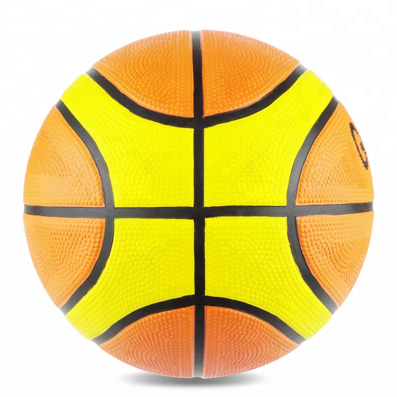 High Quality Wholesale Custom Logo 12 Panels Official Size 7 Rubber Basketball Ball