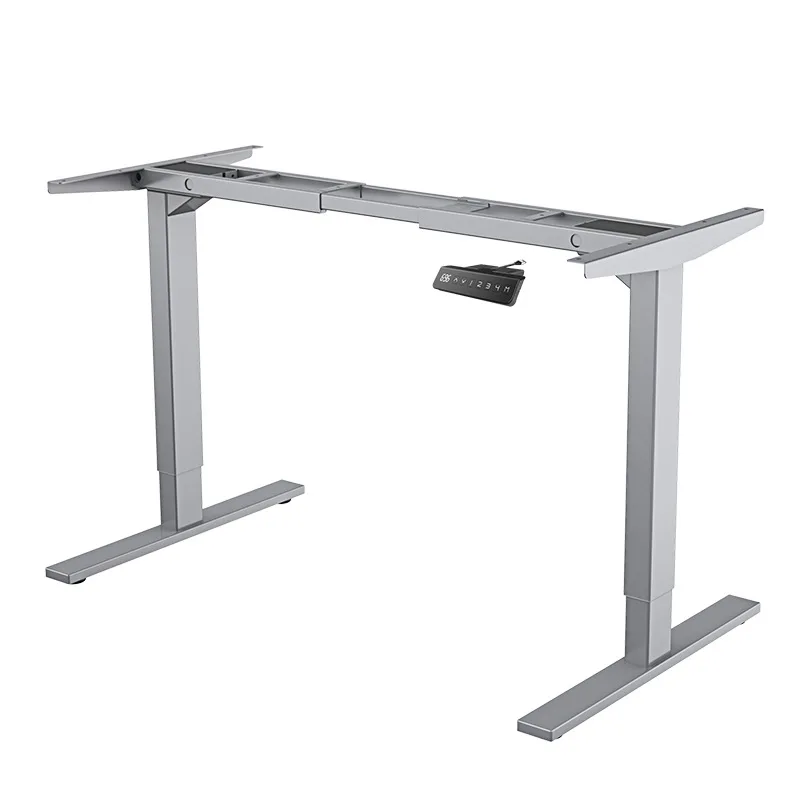 Single Motor 2 Stages With Desktop Ergonomic Adjustable Desk Office Furniture Desk Electric Lifting Desk