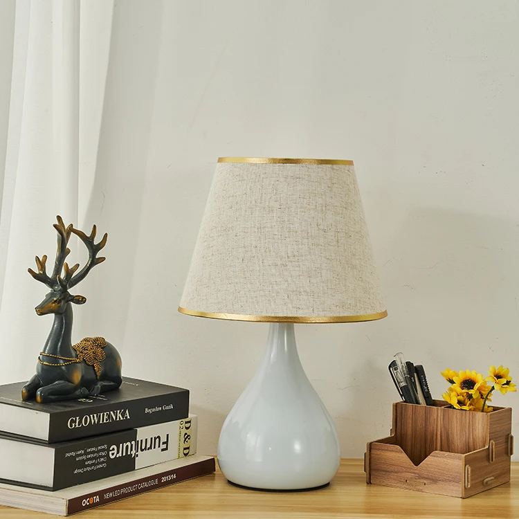Elegant Design Modern Small Warm White Table Lamp With Touch Sensor