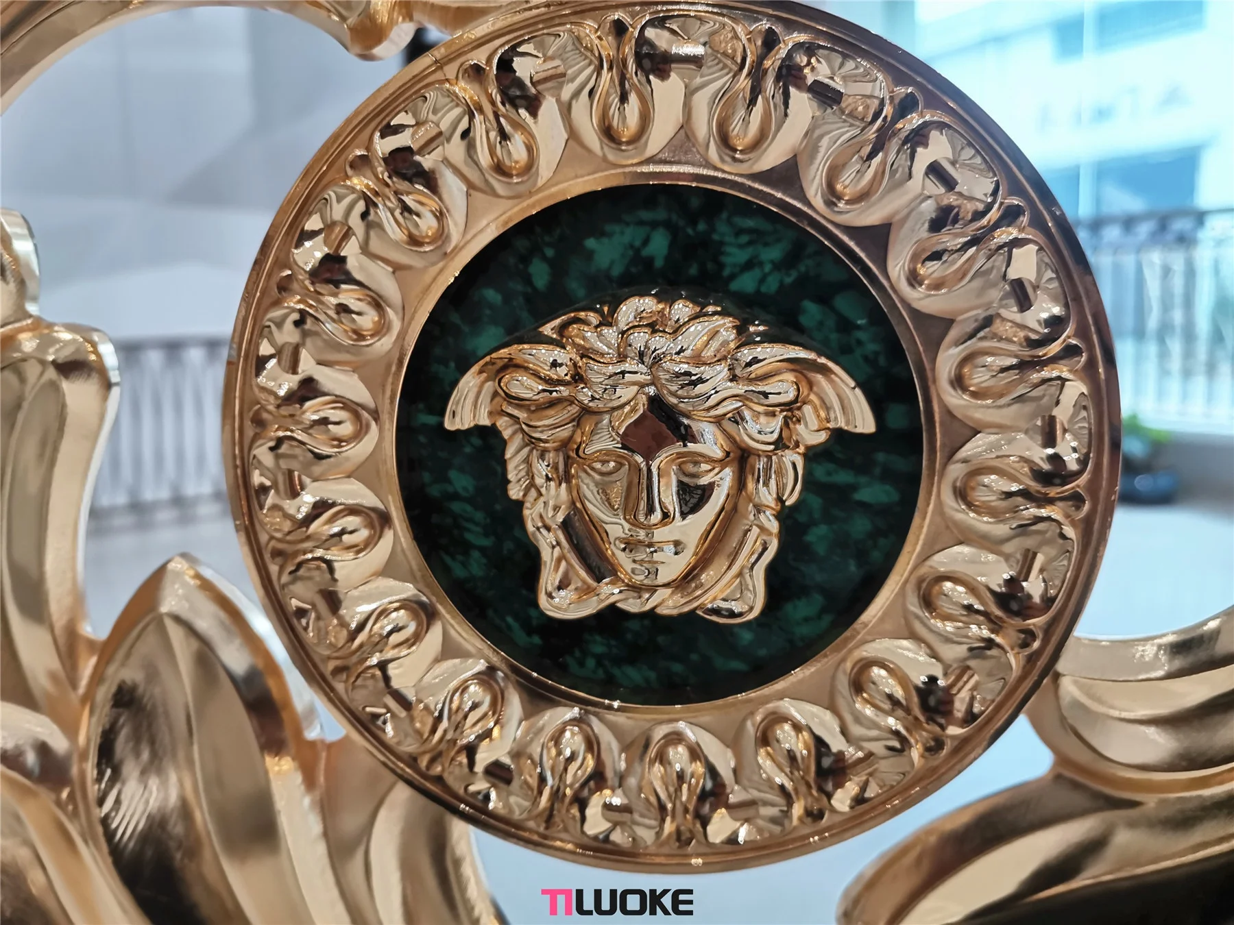 2022 new design high end balustrades & handrails golden interior stair railing designs