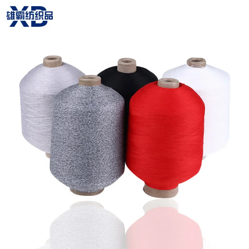 24s/2 30S/2 65%Viscose 35%Nylon yarn high quality anti-pilling Hyperbolic Ice Flax Core Spun Yarn