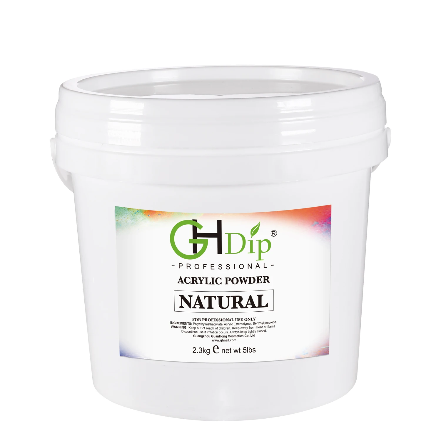Factory Wholesale 5Lbs Polymer Powder Nail Supper White Clear Natural Pink Dipping Acrylic Powder