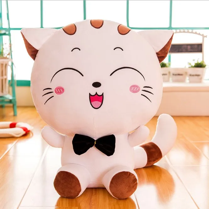 dropshipping kawaii Cat plush Toy Staffed Cute Shadow Cat Dolls Kids Gift Doll Lovely Animal Toys Home Decoration