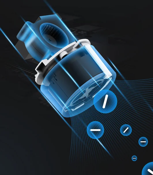 2022 Mini Portable Car Air Purifier With HEPA Filter And Activated Carbon To Remove Dust