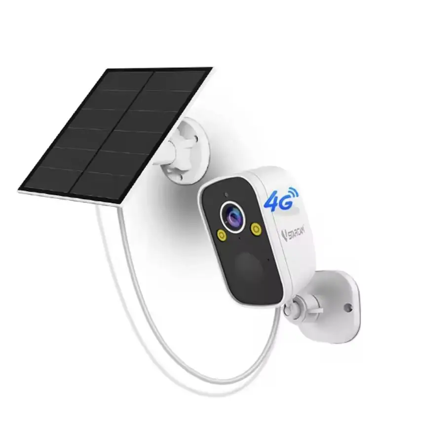 Solar Battery Powered Data SIM Card home security network camera Outdoor Wireless IP Camera