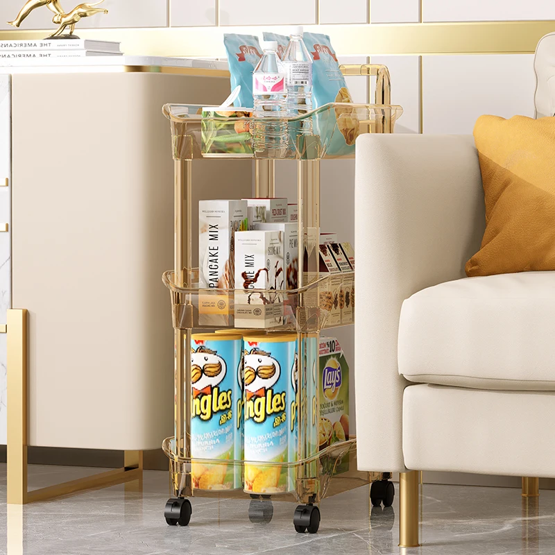 Kitchen Storage holders Multiple Layers Movable Racks Storage Cart Multi-purpose Trolley Home Use Kitchen Storage Cart