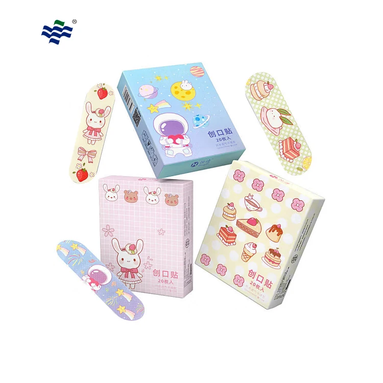 Kids Spot Animal Cute Pu Elastic Band-Aid Wound Plaster Bandages Band Aid Plaster