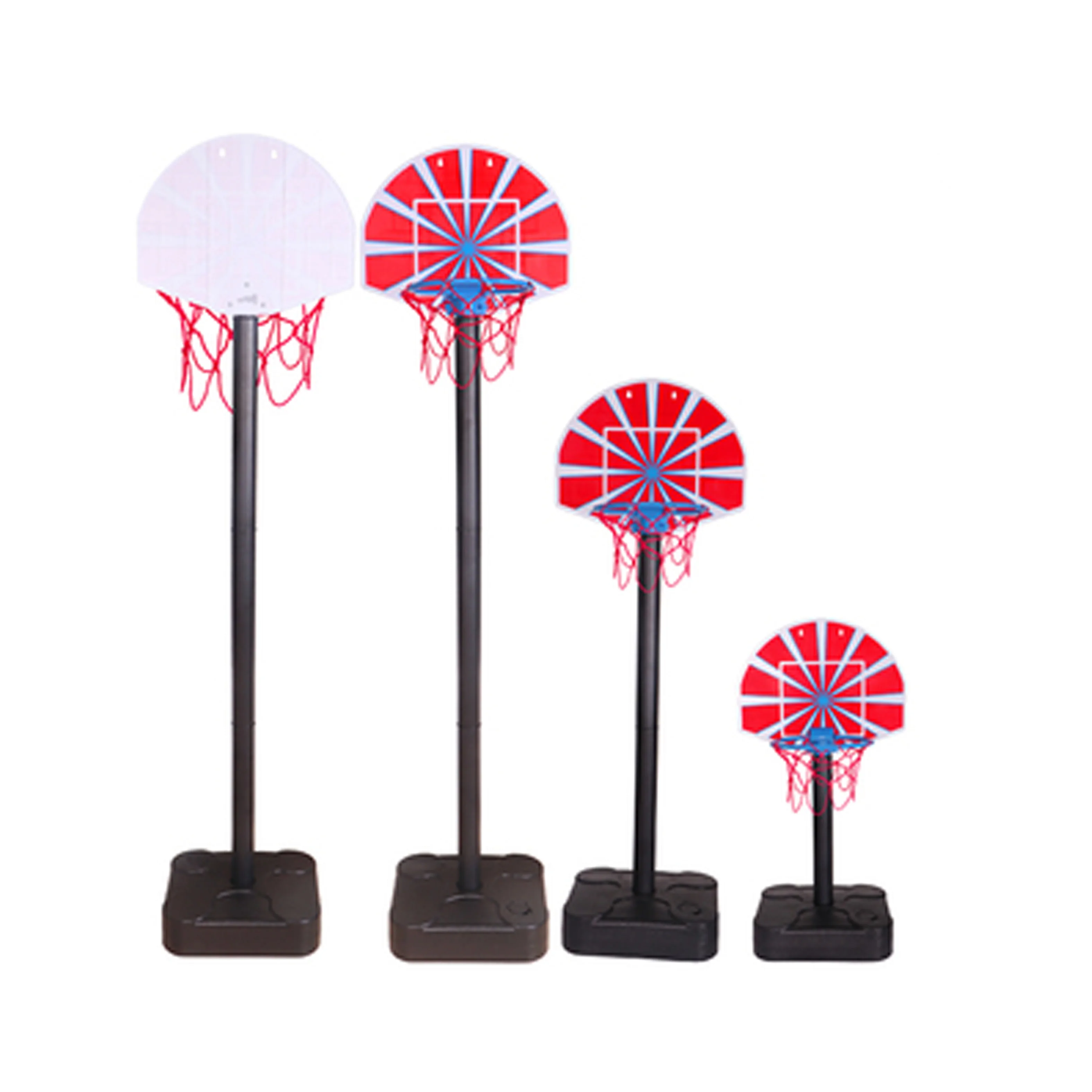 Factory Price Basketball Backboard Includes Ball Adjustable Height Basketball Stand Adults Kids Mobile Training Basketball Rack