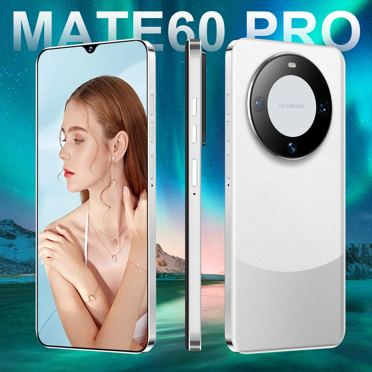 Hot Selling Mate 60 Pro+ Original 16gb+1024gb 72+108mp Face Unlock Full Display Android13 Cell Phone Smart Mobile Phone