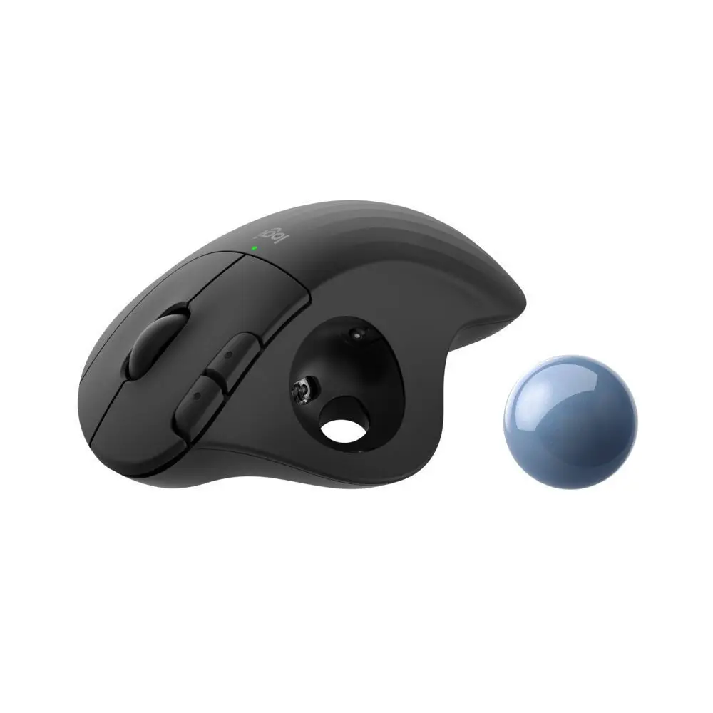 Беспроводная мышь Logitech ERGO M575 с трекболом легкое управление большим пальцем точность и плавное отслеживание Эргономичный