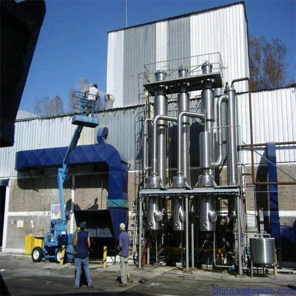 concentrated juice Three Effect Fall Film Evaporator