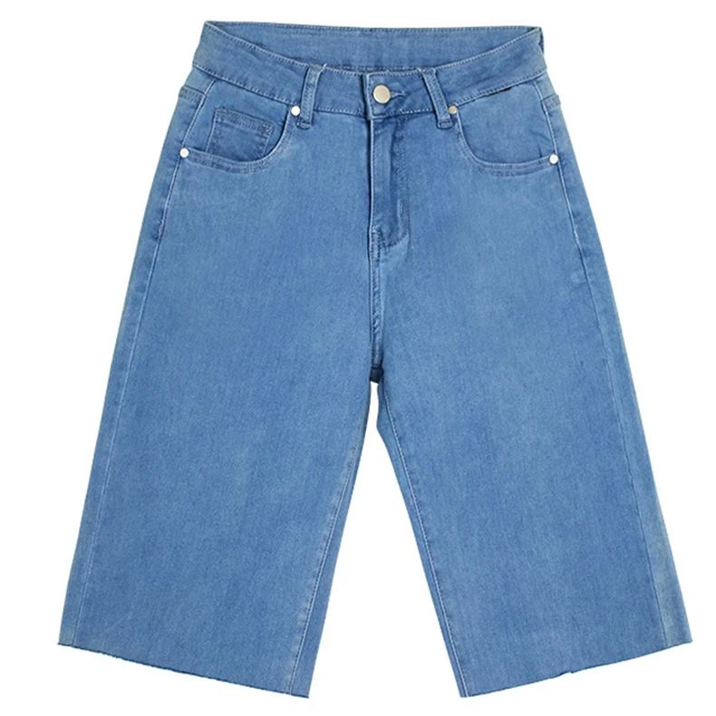 High waist casual latest design jeans shorts men stretch  jeans pants