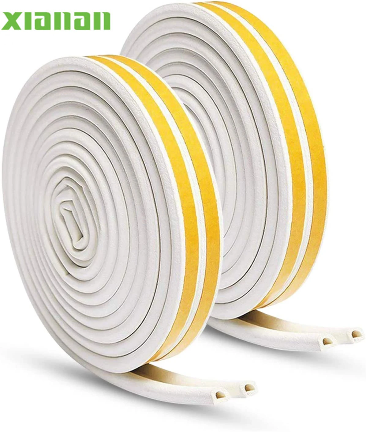 Adhesion weather strip E V I D Shaped Door Sealing anti-collision sealing strip sliding glass door seal