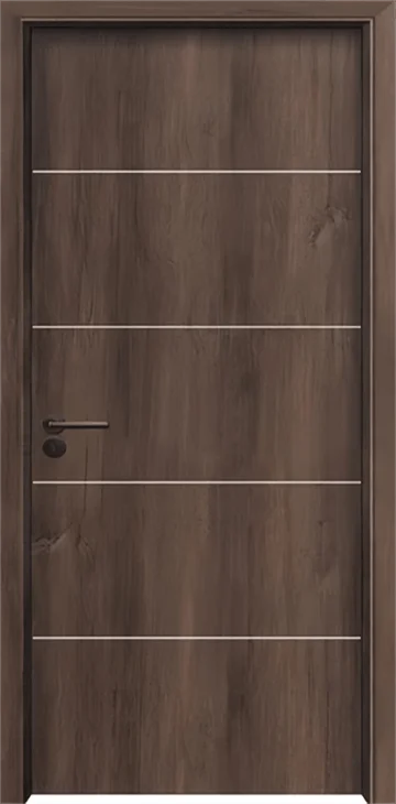 Factory wholesale environmental protection materials WPC wood plastic door waterproof termite-proof