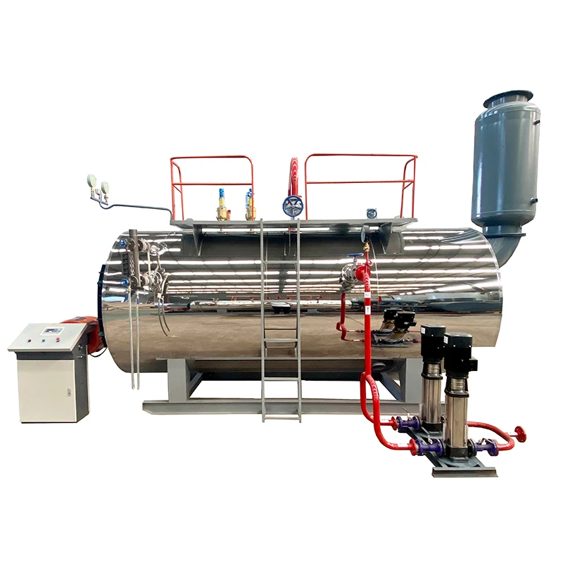 High quality 0.5 1 1.5 2 3 4 ton diesel oil gas fired steam boiler for Bangladesh