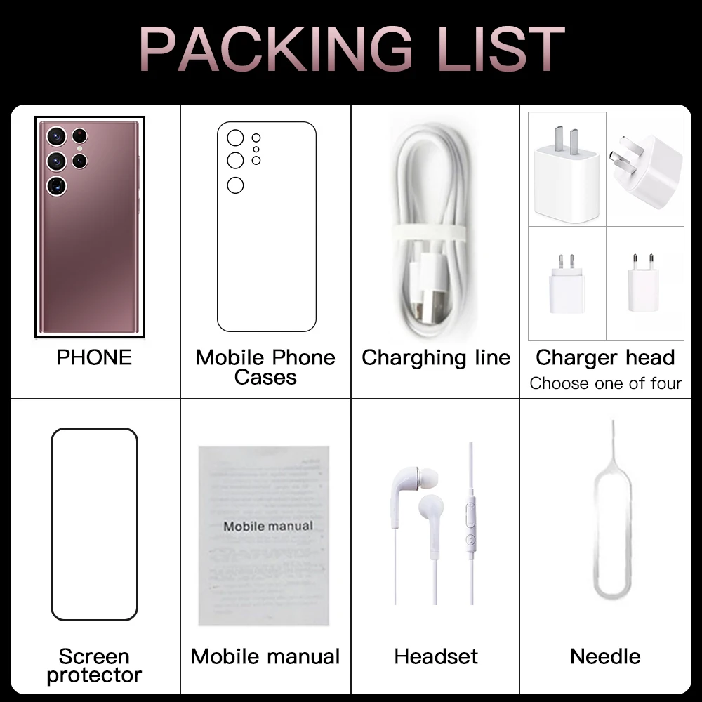 Note 30+ Global version unlocked 4G 5G Smartphone 8GB+256GB Mobile Phones Android 11 Large screen Fingerprint mobile phone