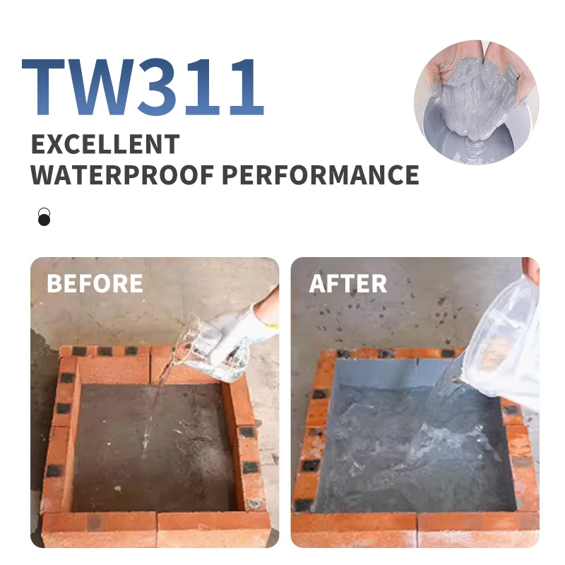 Прозрачный акриловый водонепроницаемый покрытие акриловая смола Эластомерное крыши для цементной стены и краски