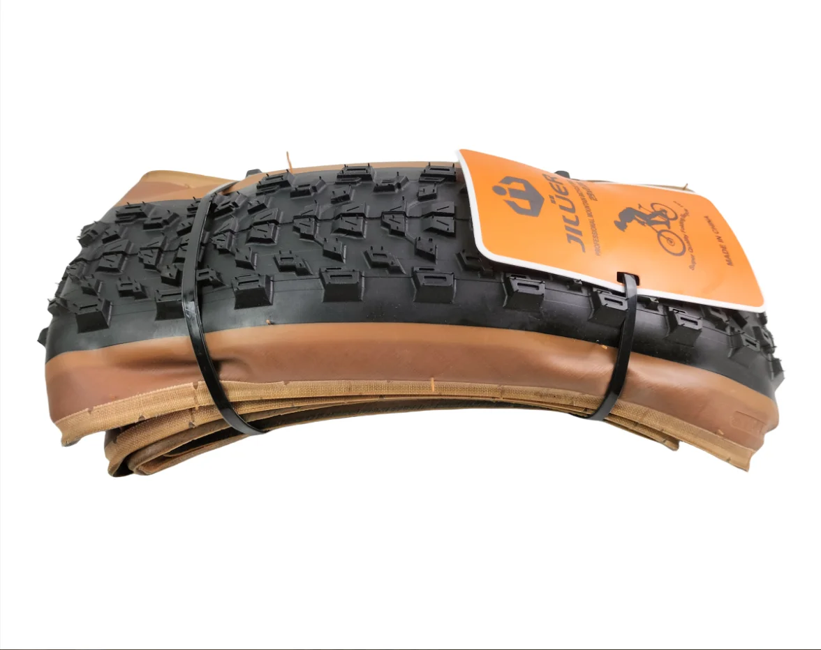 Mtb Bicycle Tyre Antiskid Bike Solid Tyre 29*2.2 60Tpi Rubber Puncture-Resistant Rubber Bike Tyre Jiluer