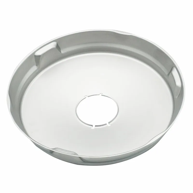 electric range pan chrome metal parts gas stove drip bowl