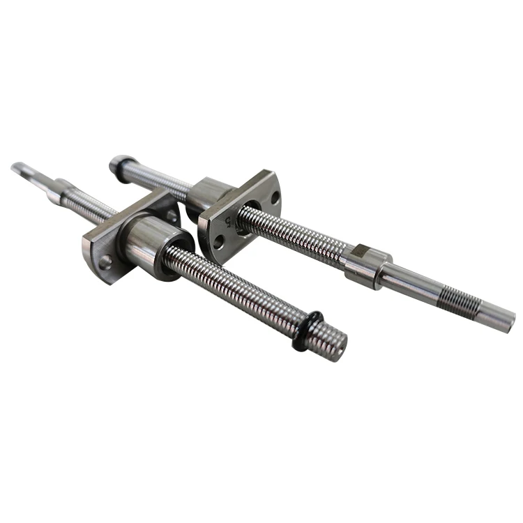 Rolled Ball Screw 0601 High Precision Cnc Machining Brass/Stainless steel Screw Ball Screw With Trapezoidal Threaded Parts
