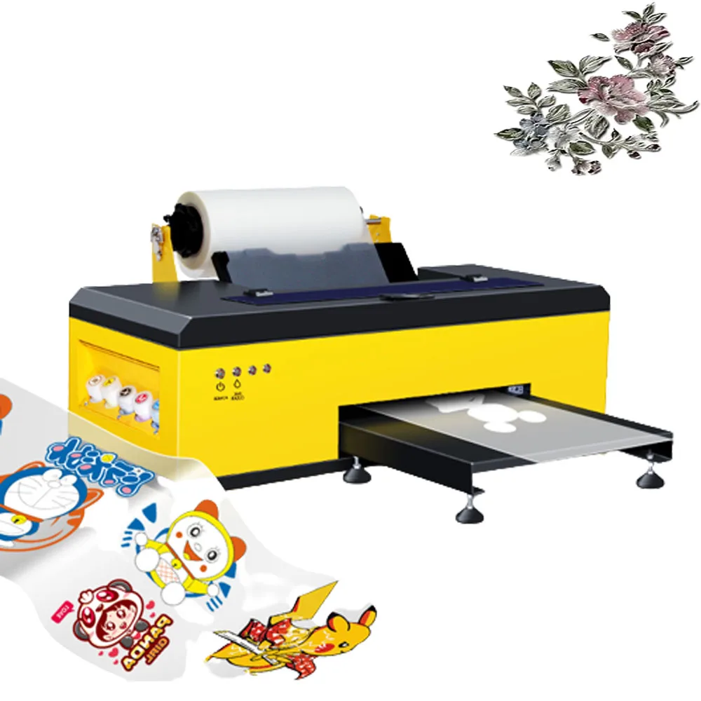 dtf prints ready to press printing machine impresora a3 DTF flatbed printer roll Intelligent inkjet digital printing machine a3