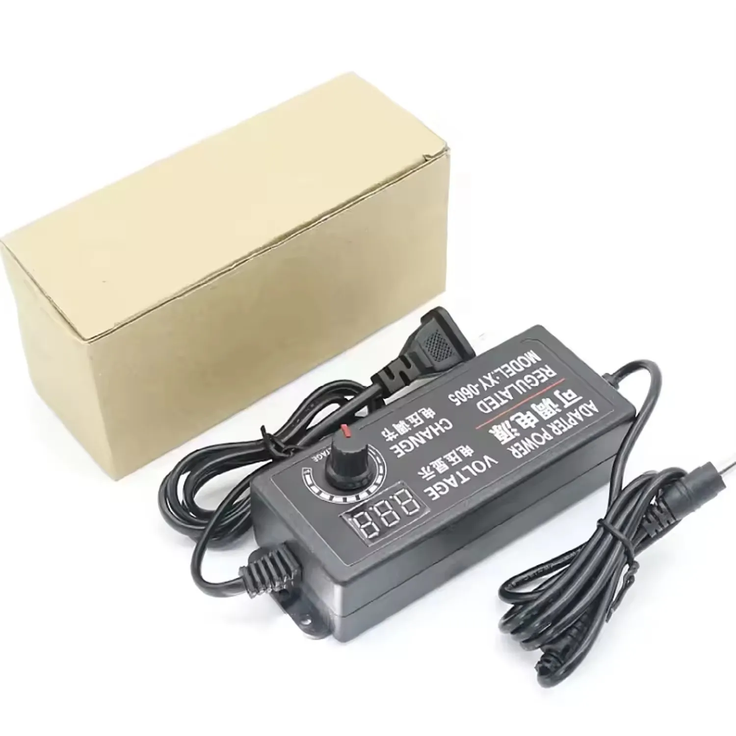 AC to DC Adjustable Switchable Variable Multi Voltage Universal Power Adapter Supply Display Screen Switching Charger 3-12V 24V