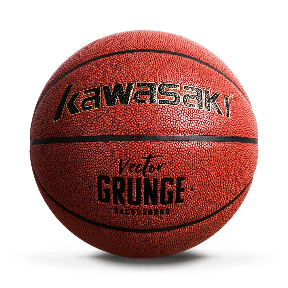 Rushed PU No Logo Basketball Training Basketball Blue China Basketball Ball Size 7