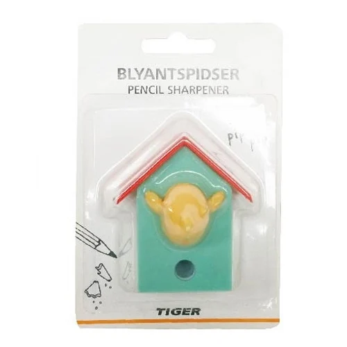Пластиковый мультяшный дом в форме канцелярских принадлежностей Детская точилка для карандашей
