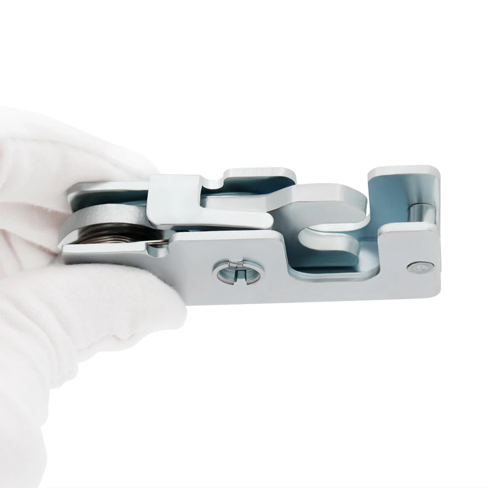 Rotary Manual Bear Claw Latch Rotary Latches Impact closing Lock  for Door Panel Metal Concealed Rotary Latch