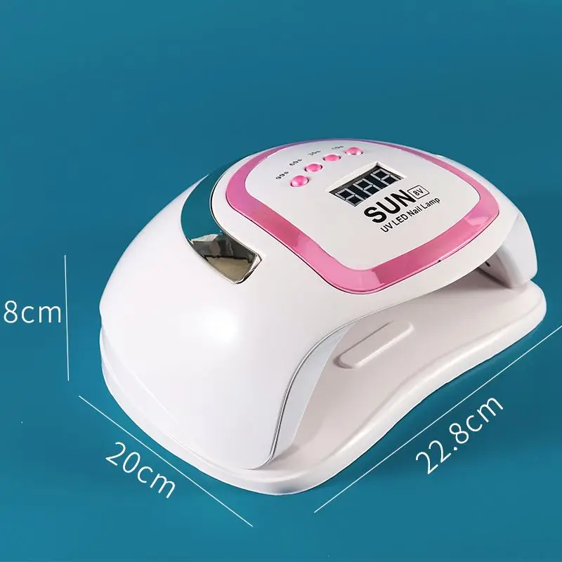 Salon Use Uv Nail Dryer Machine Sensor Curing Gel Polish Lcd Display Manicure Nail Lamp
