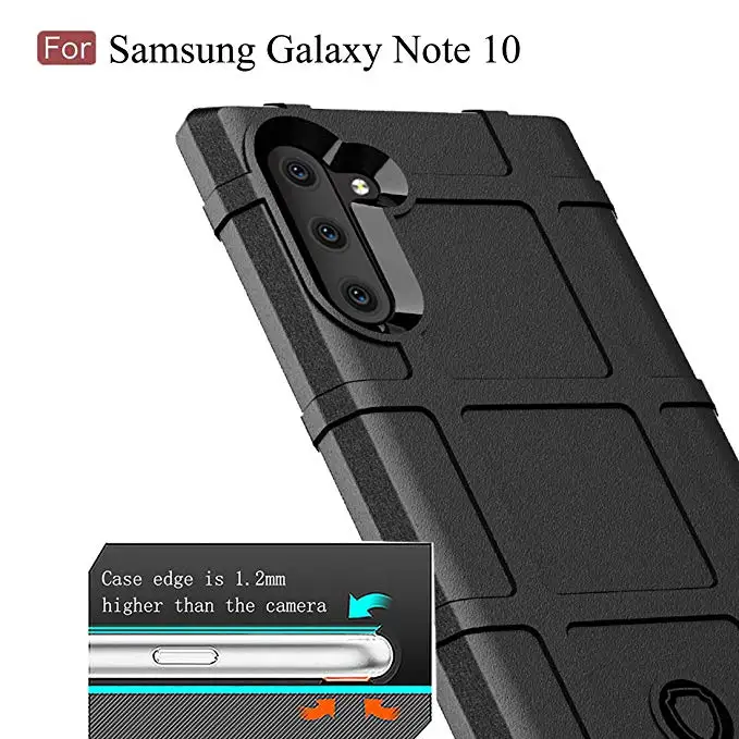 2019 New Customized Armor Rugged Shield Shockproof TPU Cell Phone Case for Samsung Note 10 Pro