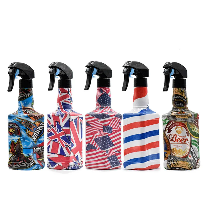 500ml Refillable Barber Water Sprayer Bottle Alcohol Spray Haircut Styling Empty Atomizer Pro Salon Hairdressing Tools
