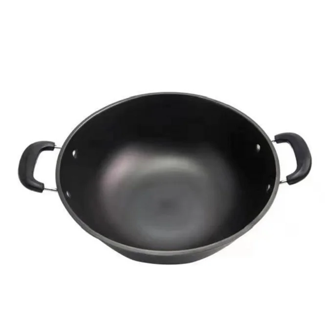 Good Selling Black Cast Iron Large Capacity and Safe Daily Use Cookware Stew Pot for Restaurant Use