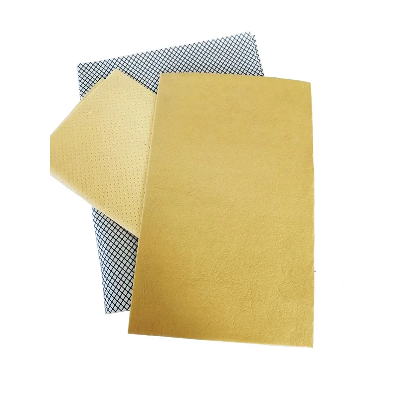 Wholesale germany style non woven kitchen wipe with PU floor cloth super absorbent cleaning cloth with hole