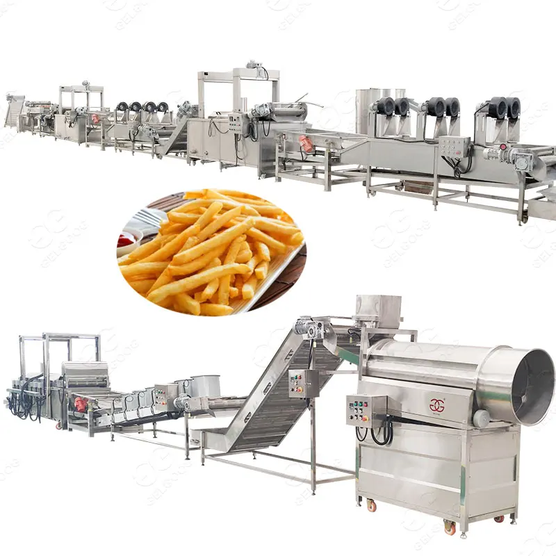 Best Price Frites Surgeler Frozen French Making Machine Finger Chips Small Scale Potato Chips Production Line