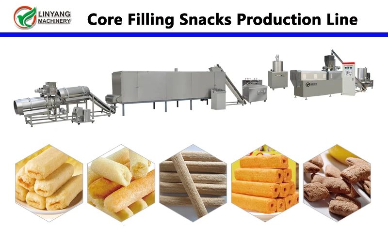 energy-saving snacks food puffing machine puffed corn rice snacks food extruder puffed snacks food baking machine