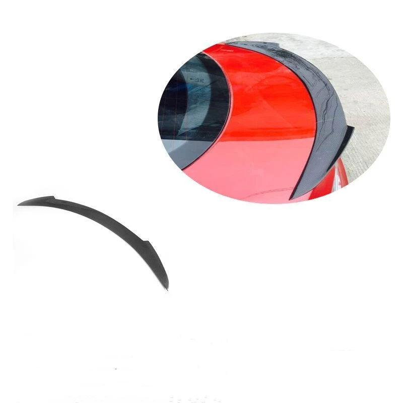 Modified Real Carbon Fiber Tail Auto Exterior Accessories Car Spoiler For Ts Model S 12-19