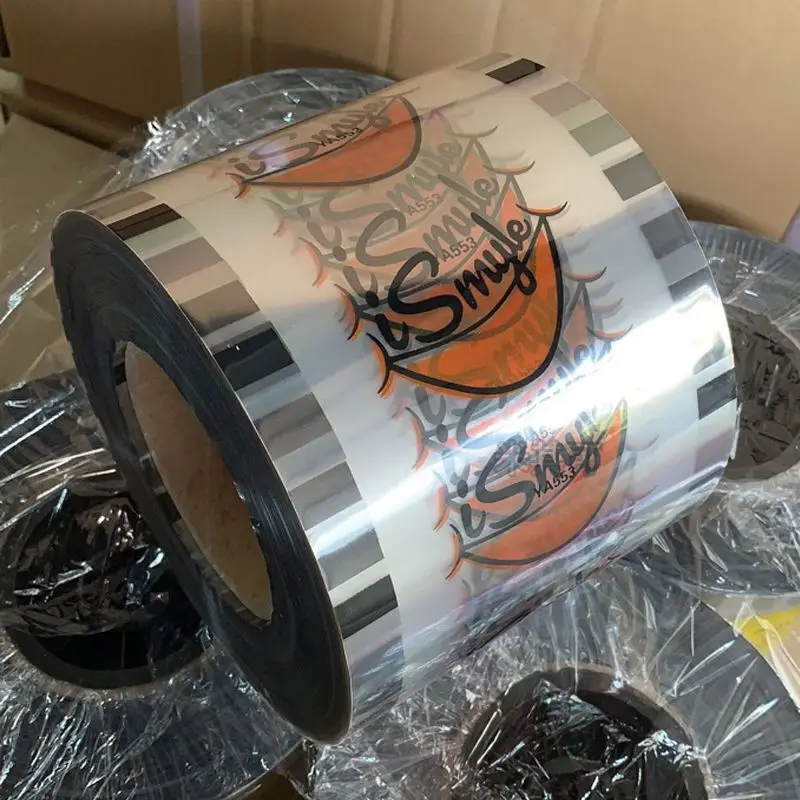 pp plastic sealing film for coffee milk tea fruit juice drinks cup packaging
