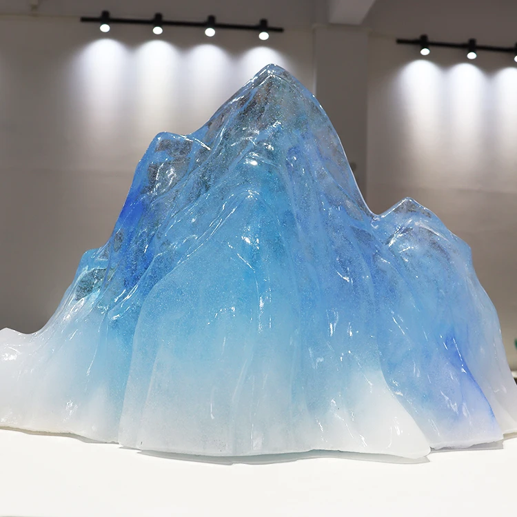 Customize Crystal Grafts Glass Handmade Artist Decoration for Art Hotel Decoration