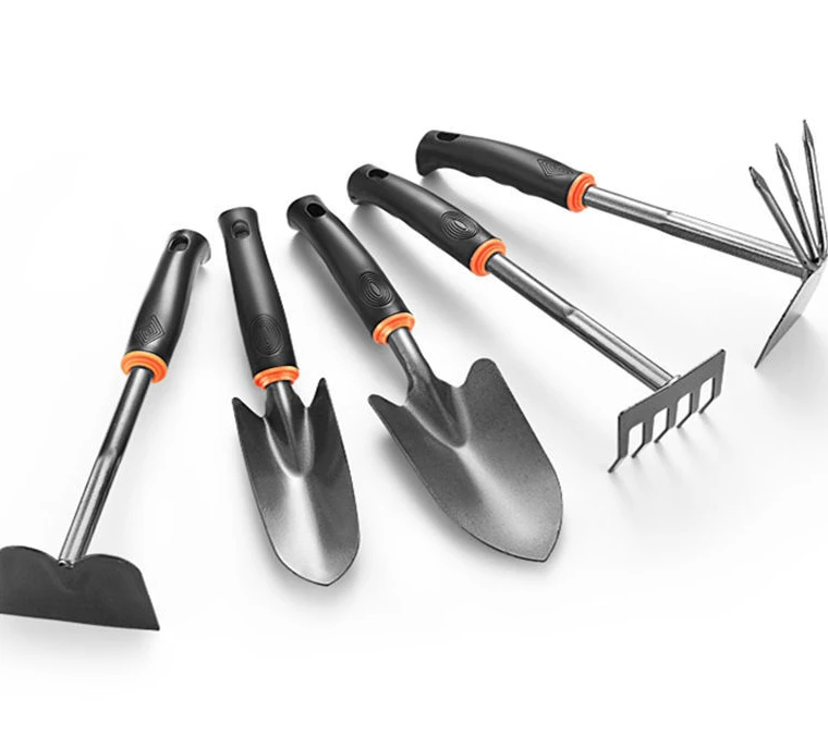 Wholesale high quality garden equipment with box steel garden tool set