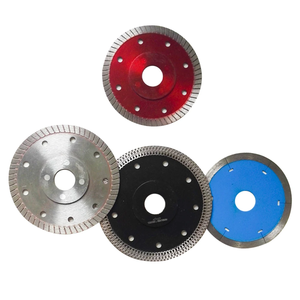Custom Super thin diamond dry porcelain tile 115mm circular saw ceramic cutting blades 115mm-350mm X turbo porcelain