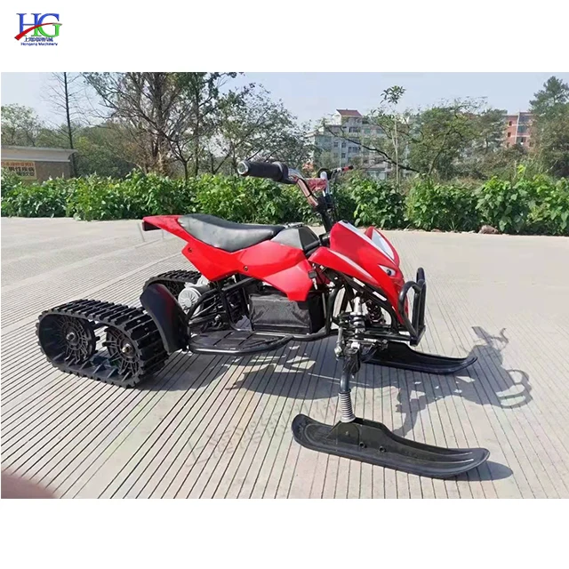 Winter outdoor ice fuel motorcy China snowmobile 110CC adult snowscooter snow vehicle all-terrain sled snowmobile track vehicles