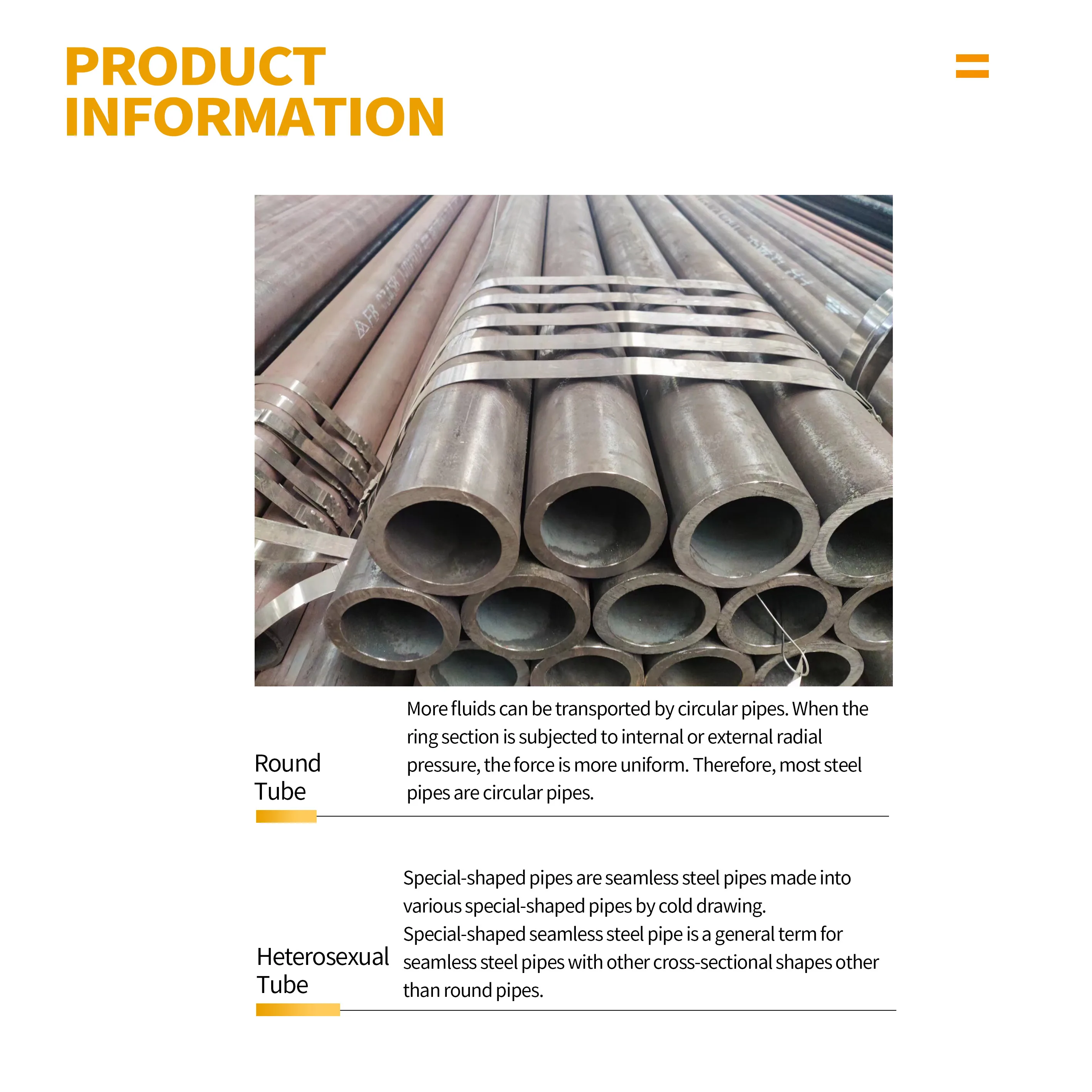 Preferential price supply of carbon steel pipe C45 multifunctional round pipe for oil and gas transportation pipeline