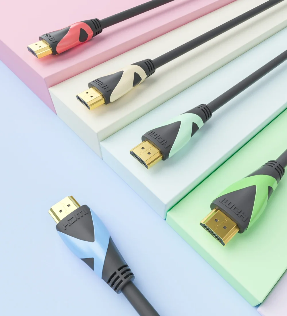 Customized Logo HDMI To HDMI 8k@60hz 4k@120hzCable Ultra HD 48gbps HDMI 2.1 Cable For TV Connnector