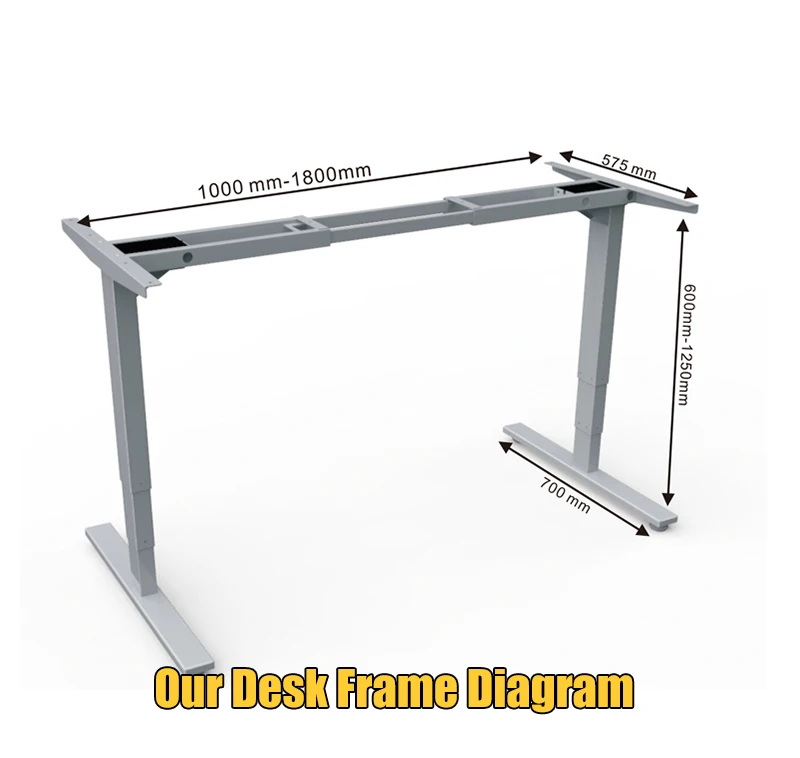 Adjustable Steel Office Furniture Best Computer Oem Modern Stand Study Table Office Desk
