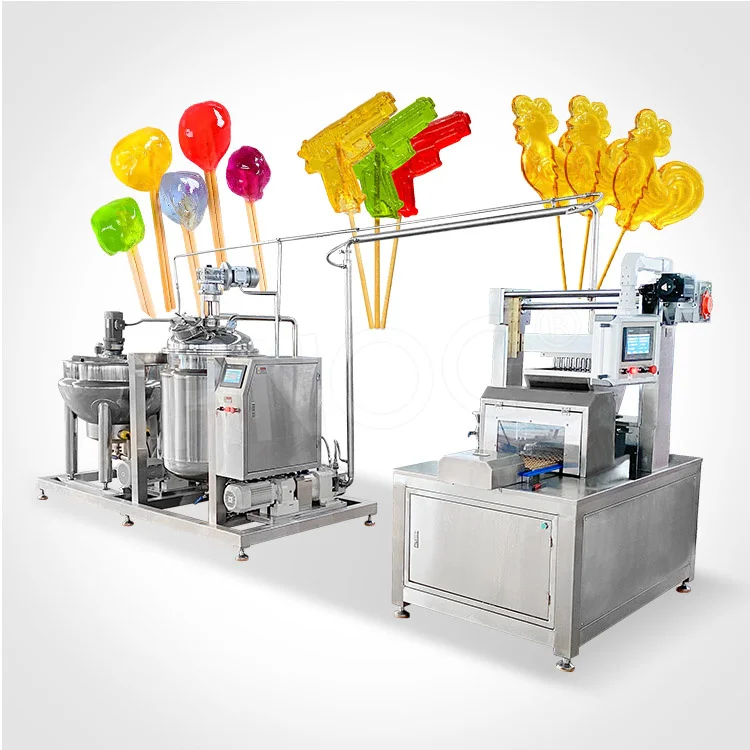 HNOC Colorful Lollypop Candy Machine Full Round Lollipop Production Line