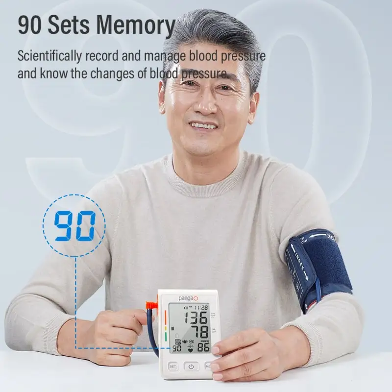 Portable smart arm cuff sphygmomanometer bp machine digital blood pressure monitor apparatus