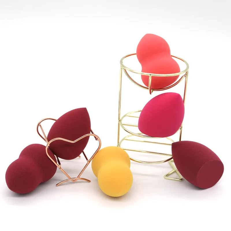 New arrival water drop shape cosmetic puff blending 1pcs private label beauty rsponge makeup sponge