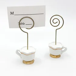 Прямая продажа с фабрики, 10 шт./лот, украшения для свадебной вечеринки, держатели для заварочных и чашек, держатели для карт, подарочные сувениры для свадебного возврата