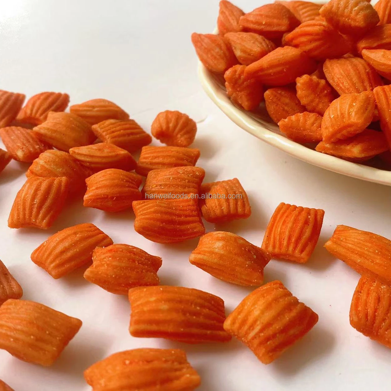 Japanese Snacks Roasted Rice Crackers Crispy Red Biscuits Asian Cracker Snack